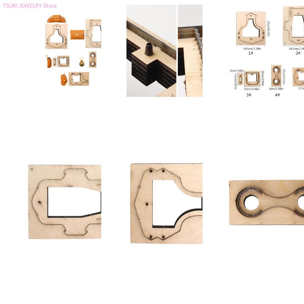 Leatherwork Jewelry - 62KE Praktischer Lederschneider, handgefertigtes Kunsthandwerk, Schneidform,