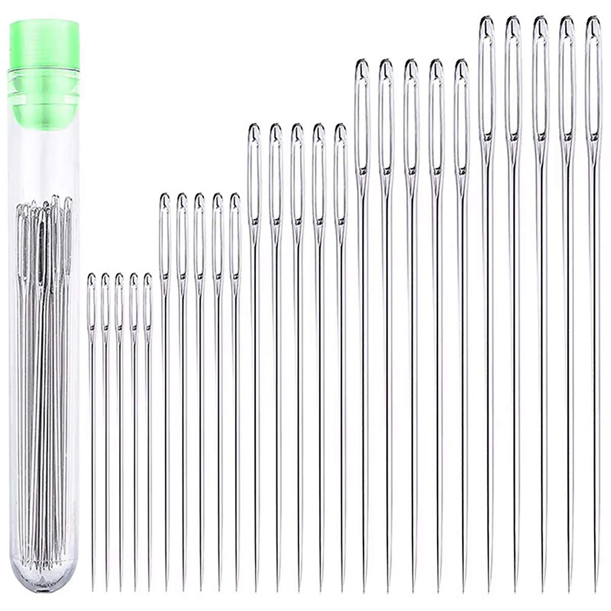 Leatherwork Tool Kit - 25-teiliges Set Große Augennadeln zum Nähen