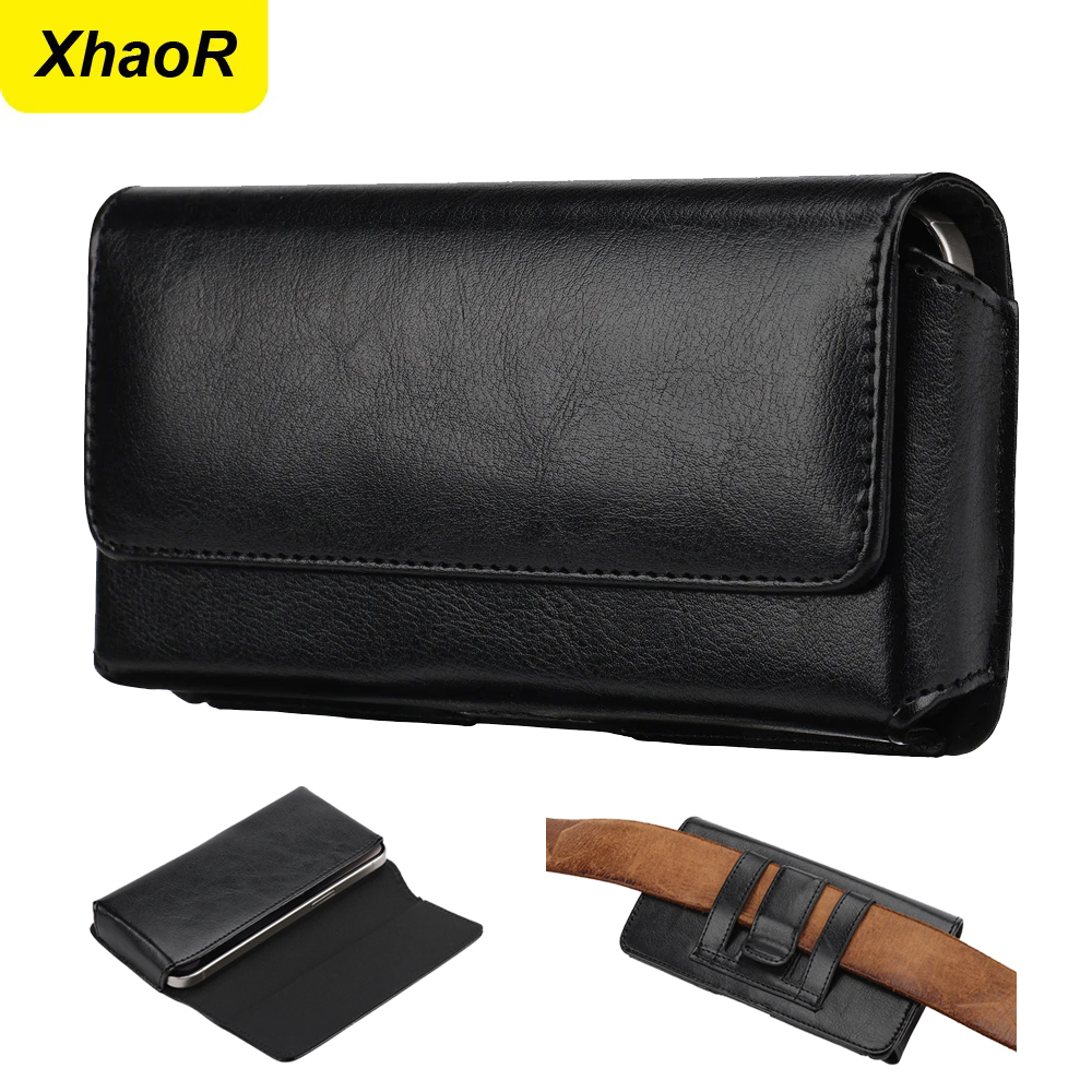 Leatherwork Fasteners - Universelle Leder-Gürteltasche für iPhone 17 16
