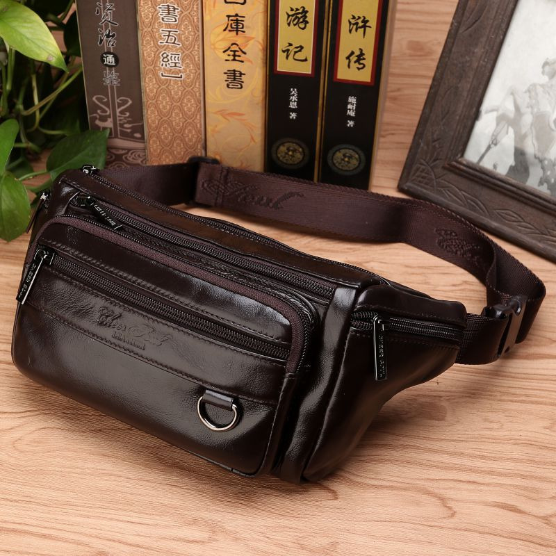 Leatherwork Fasteners - Männer Taille Fanny Taschen Sling Brust