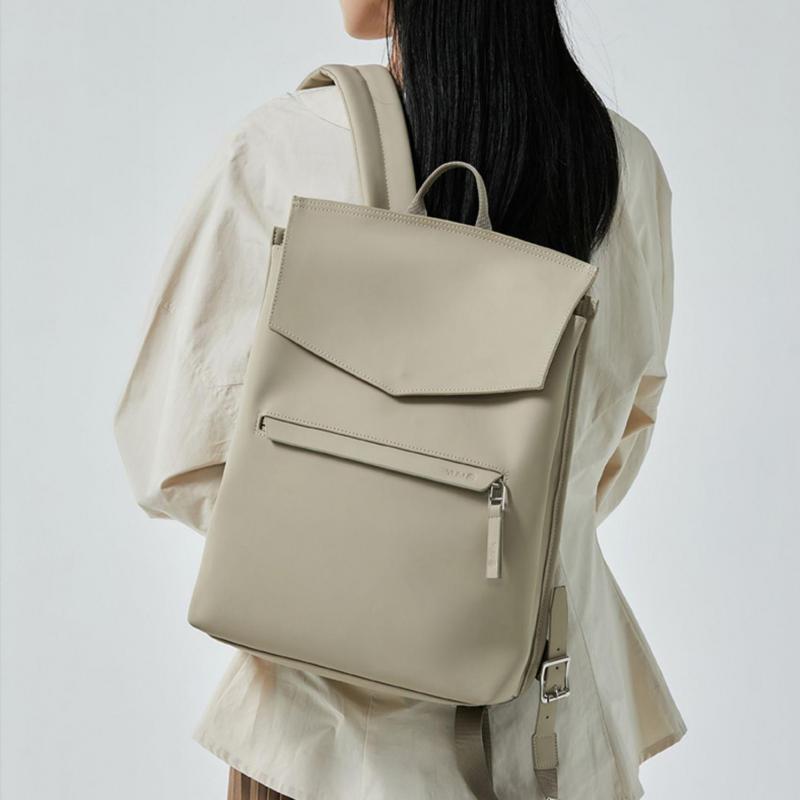Leather Work Bag - Mode Neue Japanische Und Koreanische Einfache
