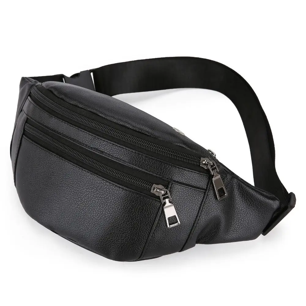 Leather Work Bag - Multifunktionale Crossbody-Geldbörse für Outdoor, Business und