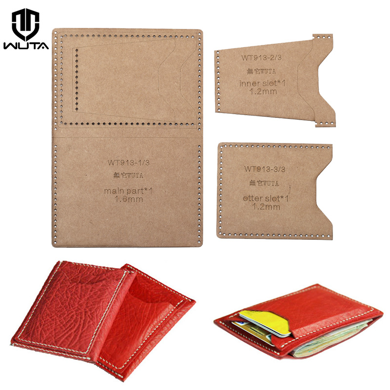 Leatherwork Tool Kit - WUTA 913 Mini Karte Fall Kraft