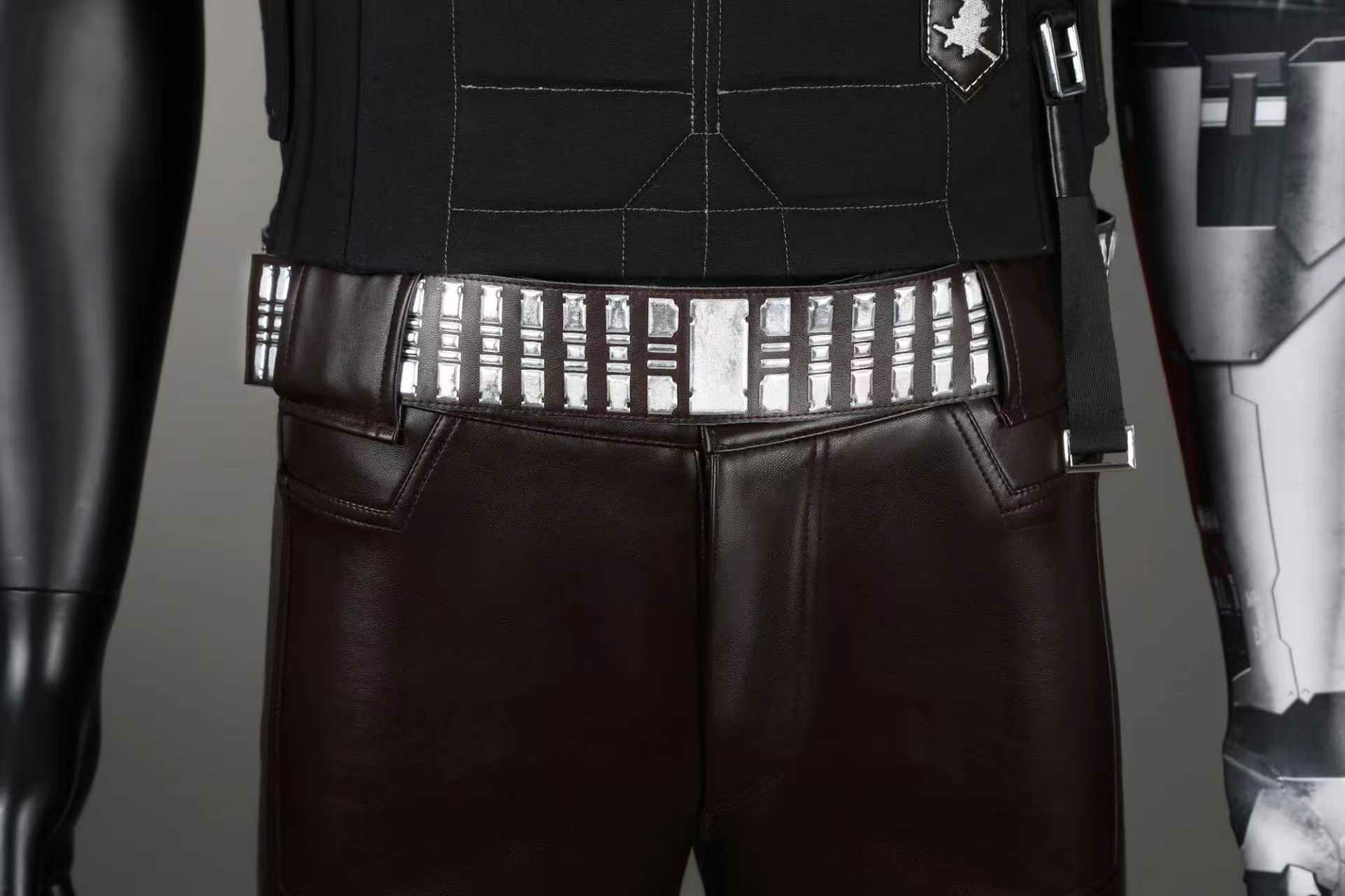 Leather Work Pants - Johnny Silverhand Cosplay Kostüm Halloween Karneval