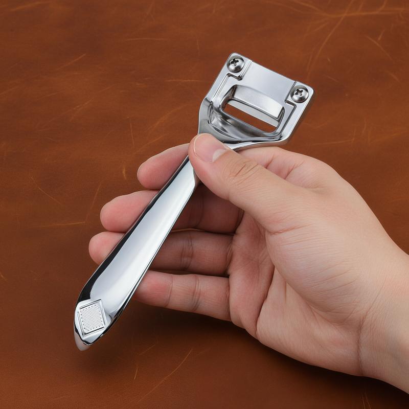Leatherwork Tool Kit - Leder-Schärfmesser-Set für DIY-Lederbearbeitung und -Verdünnung, Verstellbares