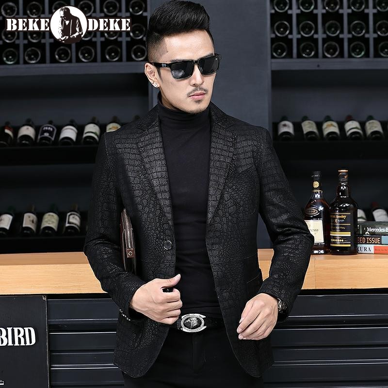 Leather Work Jacket Mens - Herbst Business Männer Schaffell Echtes Leder