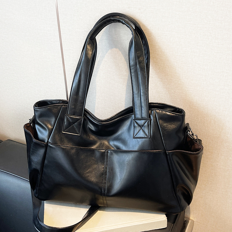 Leather Work Handbag - Damen Retro-Handtasche aus weichem Leder, mehrere