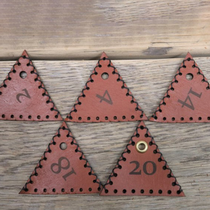 Leatherwork Ideas - Würfelbeutel mit Kordelzug für den täglichen