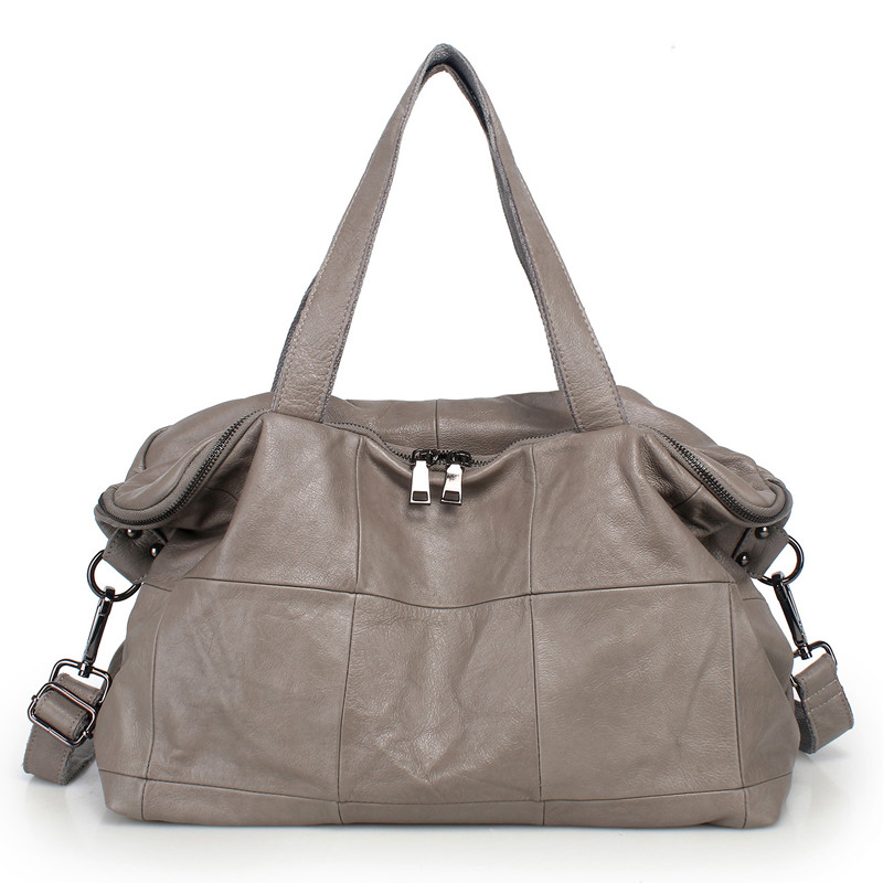 Leather Work Handbag - Einkaufstasche mit großer Kapazität für Damen,