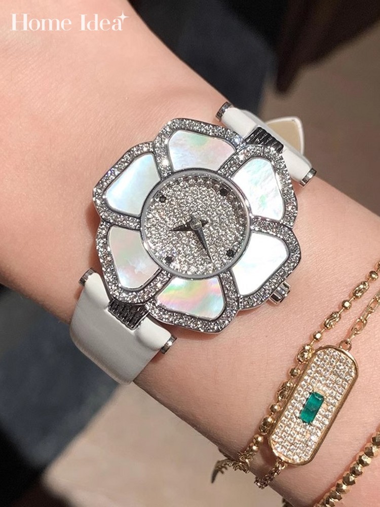 Leatherwork Ideas - Neue Designer Frauen Luxus Blumen Form