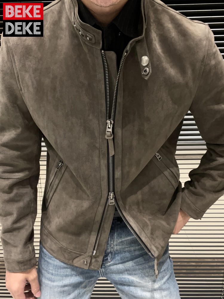 Modische Herren Slim Fit Jacke – Leather Work Jacket Mens Bewertung und Preis