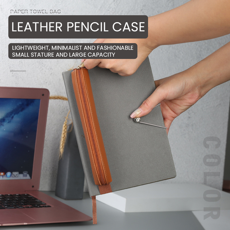 Pu Leder Stift halter Reiß ver – Leather Work Notebook Bewertung und Preis