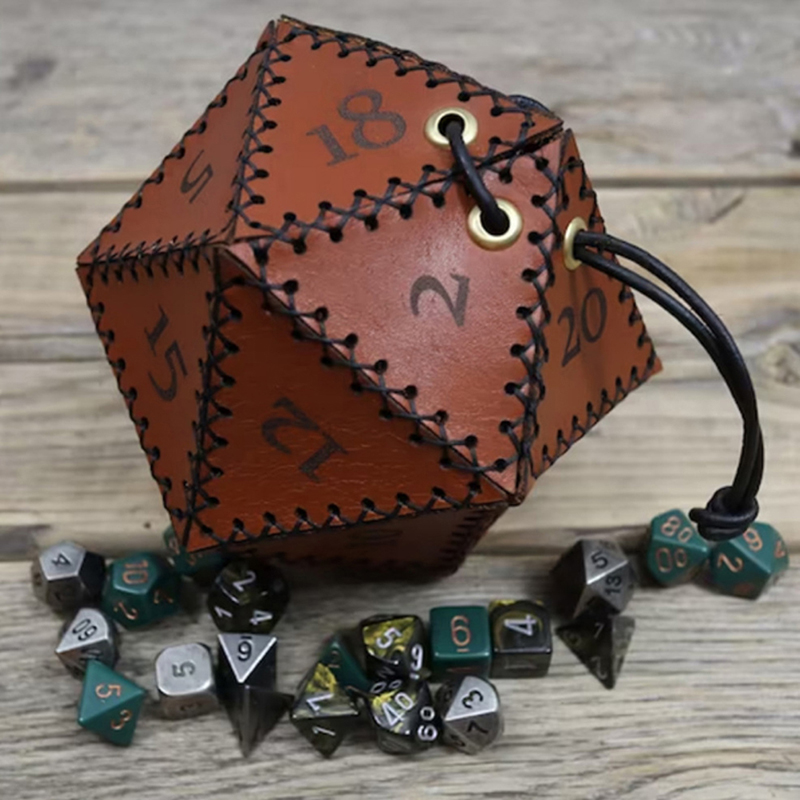 Neue Leder d20 Würfelt asche p – Leatherwork Ideas Bewertung und Preis