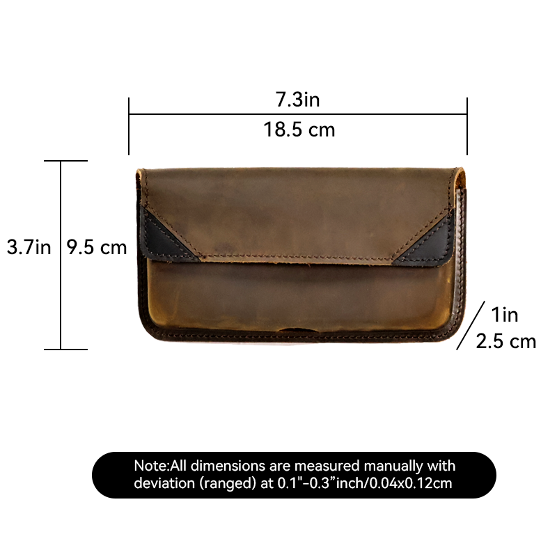 Echt leder Hüft tasche für Män – Leatherwork Fasteners Bewertung und Preis