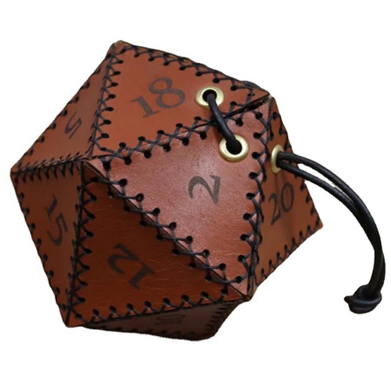 Neue D20-Würfeltasche aus Lede – Leatherwork Ideas Bewertung und Preis