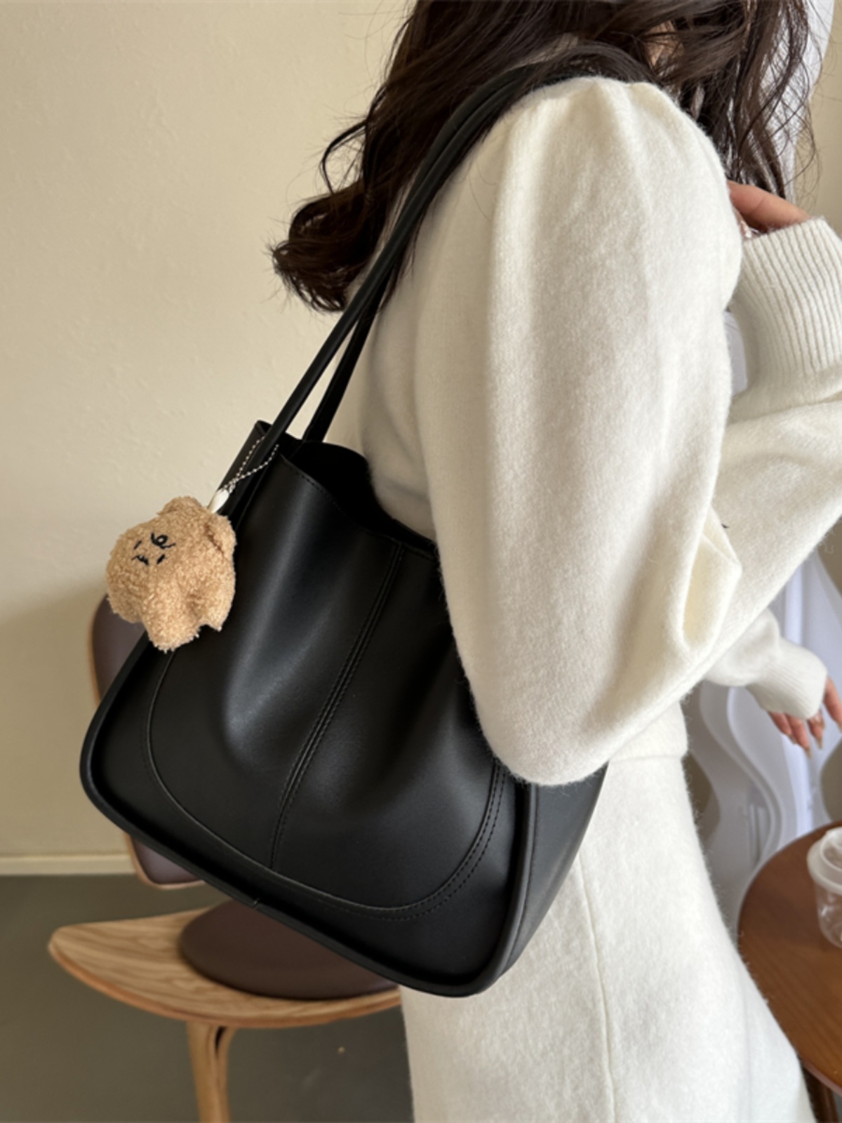 Große Kapazität Bucket Bag Dam – Leather Work Bag Bewertung und Preis