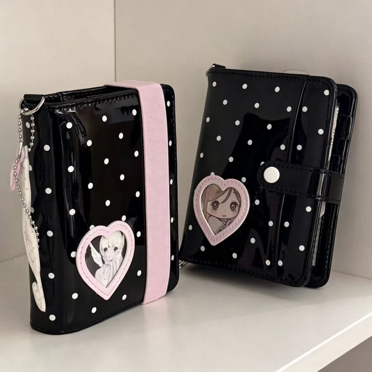 Koreanischer Stil Polka Dot He – Leather Work Notebook Bewertung und Preis