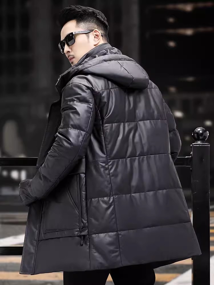 Winter Herren Dicke Warme Weiß – Leather Work Jacket Mens Bewertung und Preis
