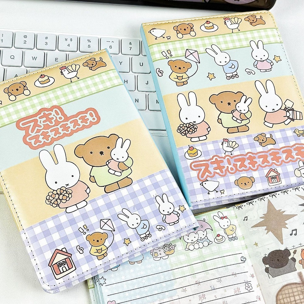 Miffy Rabbit Collage-Notizbuch – Leather Work Notebook Bewertung und Preis