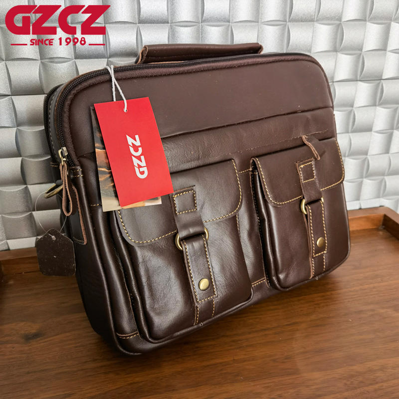 GZCZ Herren-Handtasche Freizei – Leather Work Handbag Bewertung und Preis