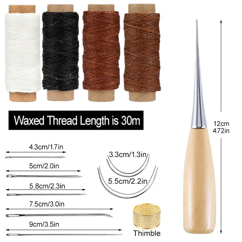 13-teiliges Leder-Nähset für H – Leatherwork Tool Kit Bewertung und Preis