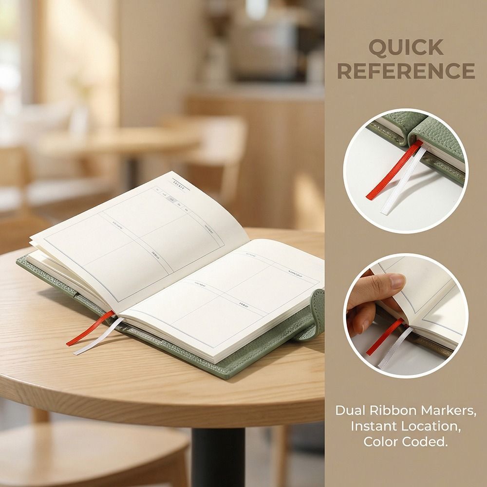 Reisetagebuch aus Litchi-Leder – Leather Work Notebook Bewertung und Preis