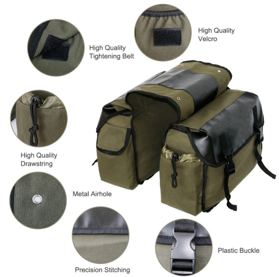 Leinwand Leder Hinten Sattelta – Leather Work Bag Bewertung und Preis