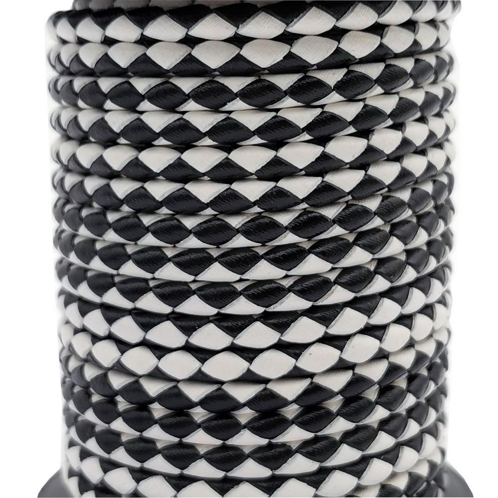 Aaazee 2 yards 4mm rundes schw – Leatherwork Jewelry Bewertung und Preis