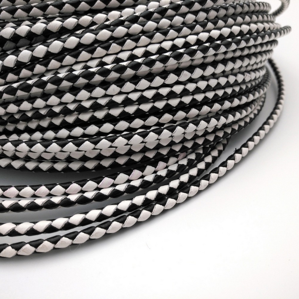 Aaazee 2 yards 4mm rundes schw – Leatherwork Jewelry Bewertung und Preis