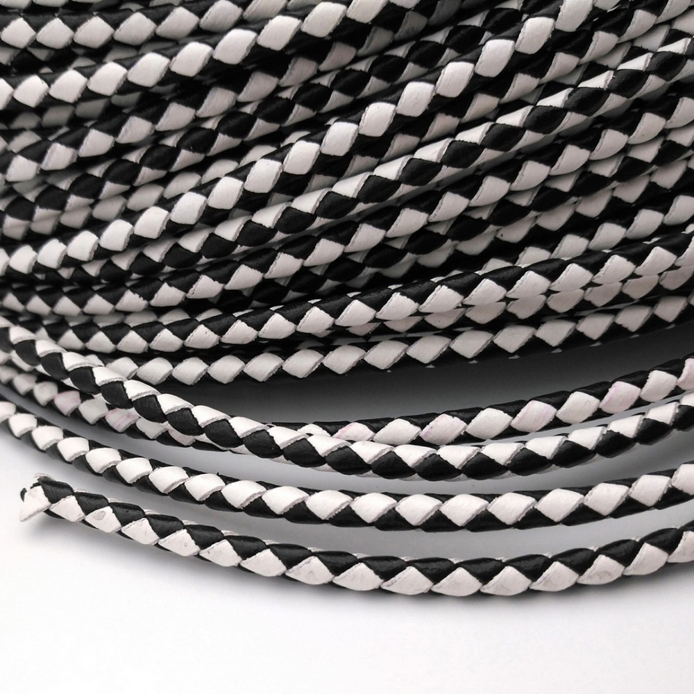 Aaazee 2 yards 4mm rundes schw – Leatherwork Jewelry Bewertung und Preis