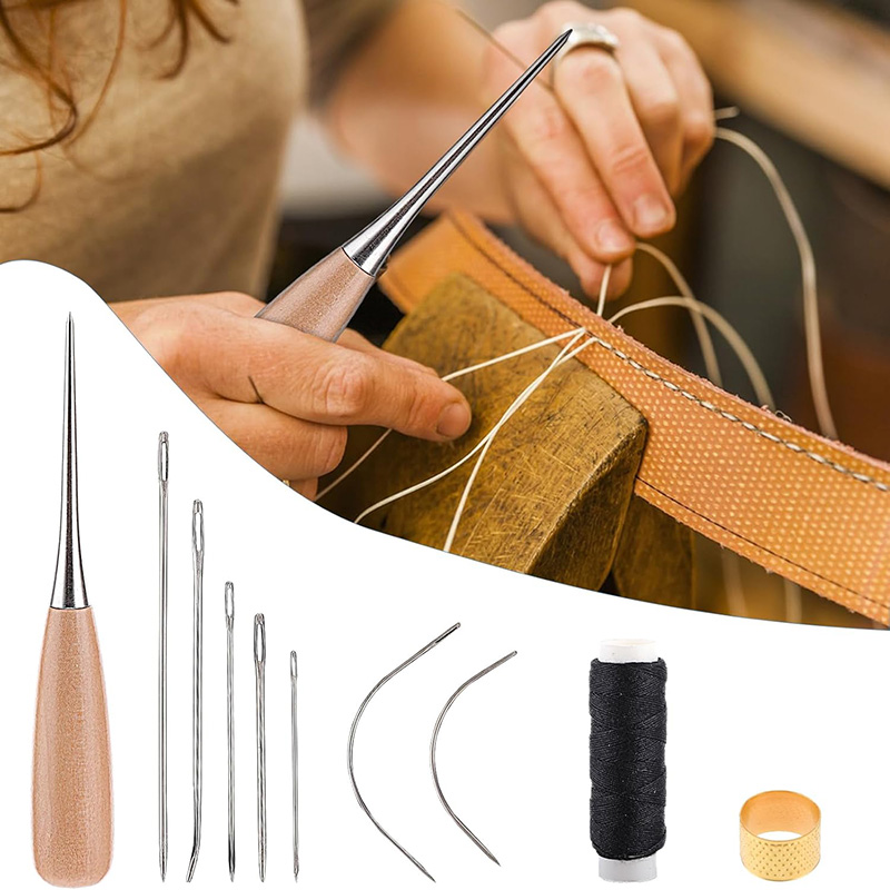 10/11-teiliges Leder-Nähset Le – Leatherwork Tool Kit Bewertung und Preis