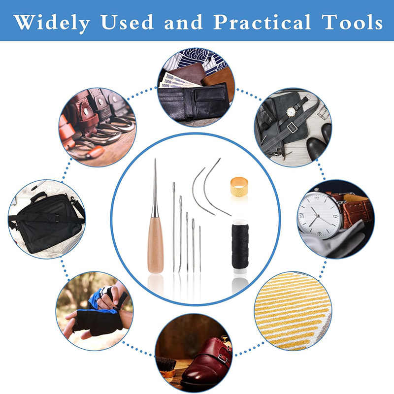 10/11-teiliges Leder-Nähset Le – Leatherwork Tool Kit Bewertung und Preis