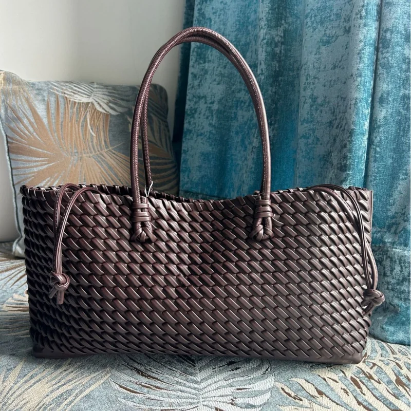 Designer Luxus PU Gewebte Trag – Leather Work Handbag Bewertung und Preis
