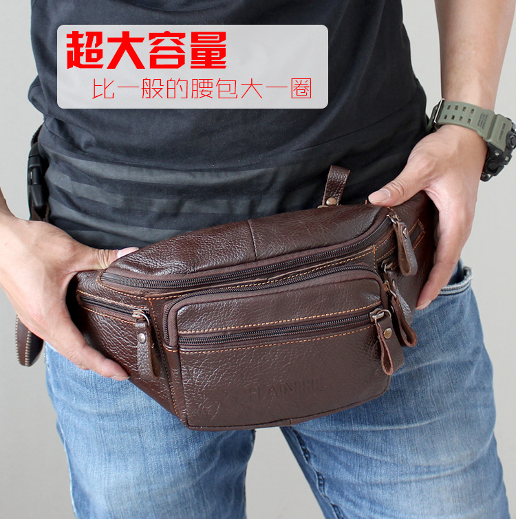 Echtes Rindsleder Gürteltasche – Leatherwork Fasteners Bewertung und Preis