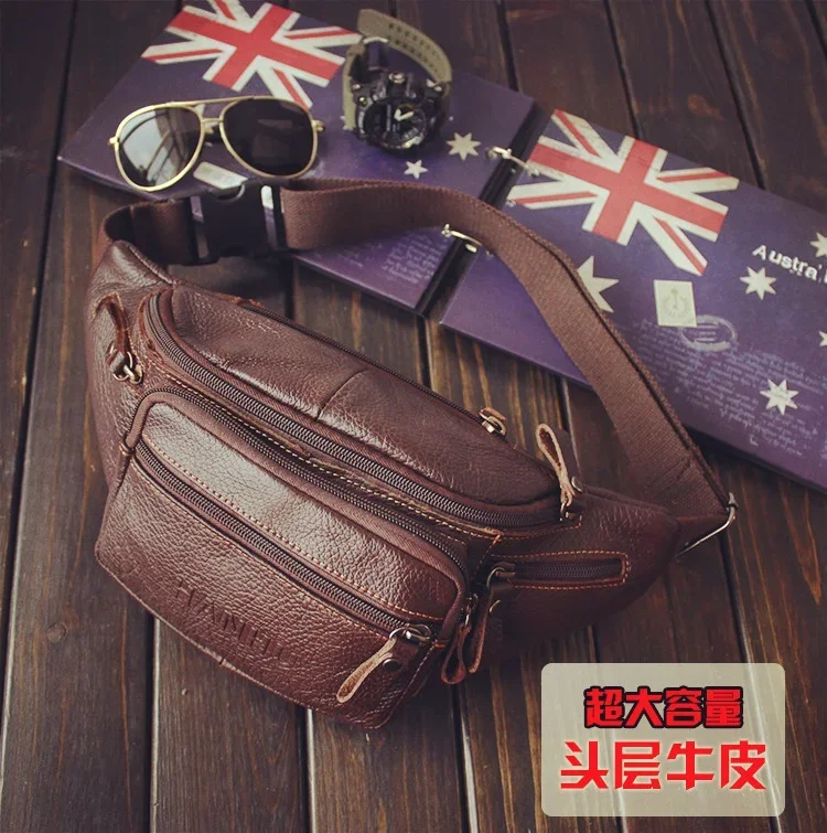 Echtes Rindsleder Gürteltasche – Leatherwork Fasteners Bewertung und Preis