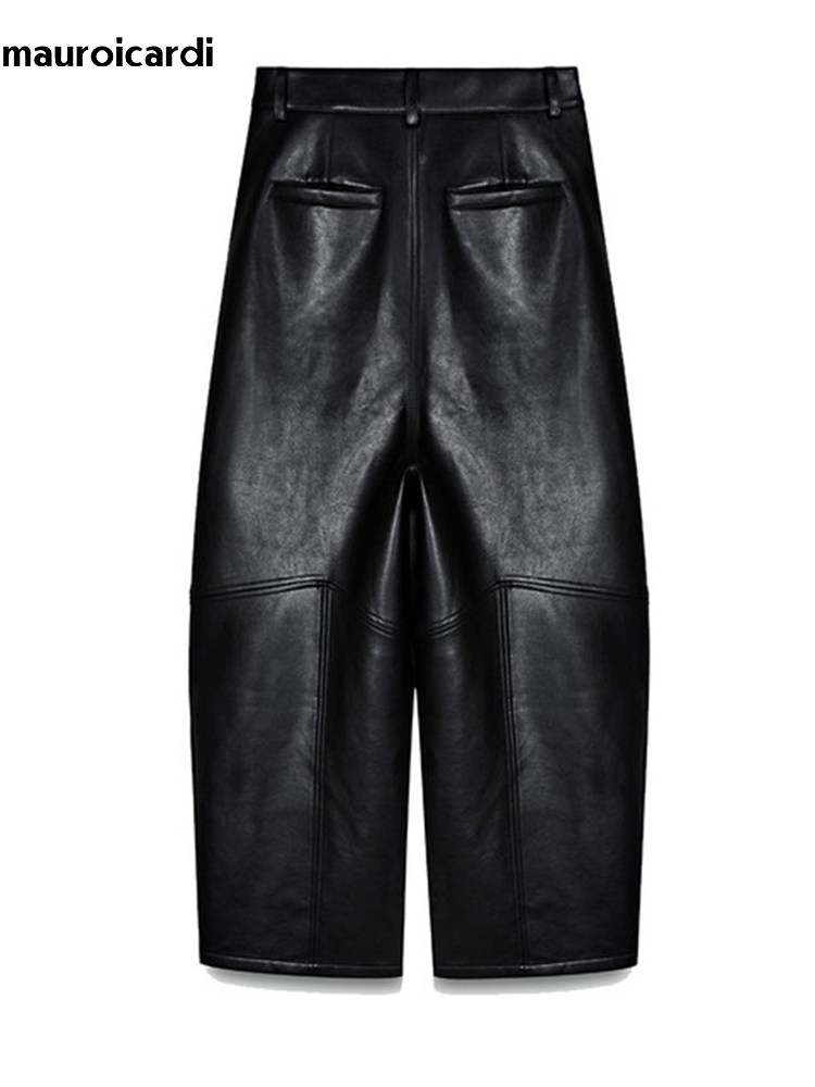Mauroicardi Frühling Herbst Co – Leather Work Pants Bewertung und Preis