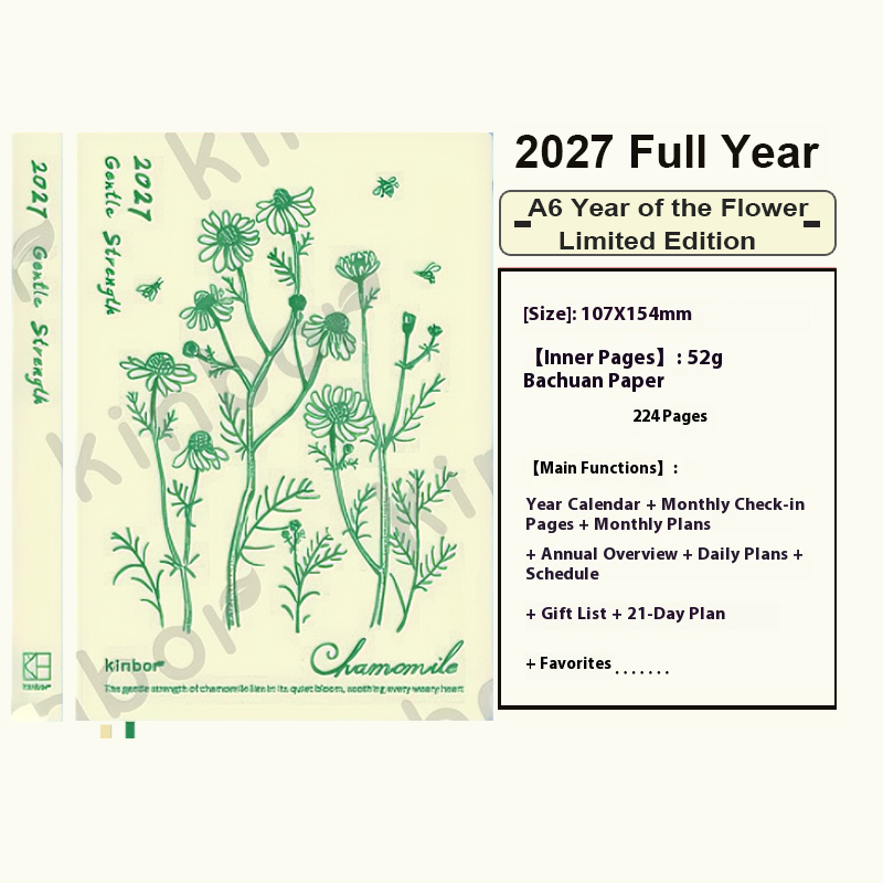 Kinbor Neuer 2027 Planer A5/A6 – Leatherwork Plans Bewertung und Preis
