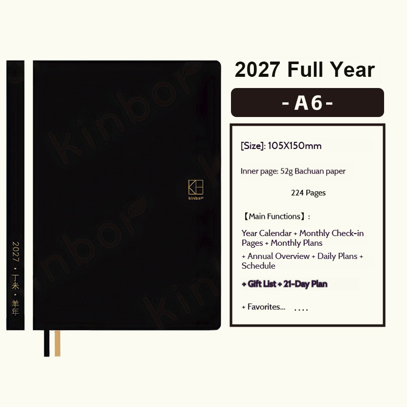 Kinbor Neuer 2027 Planer A5/A6 – Leatherwork Plans Bewertung und Preis