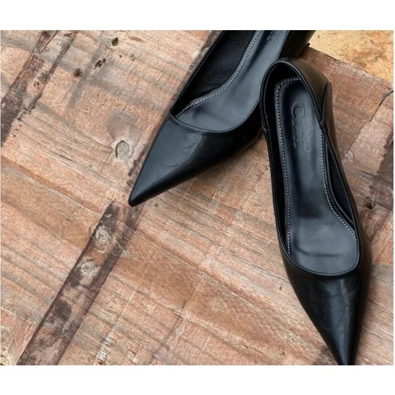 2024 Damen Sexy High Heels Bur – Leather Work Heels Bewertung und Preis