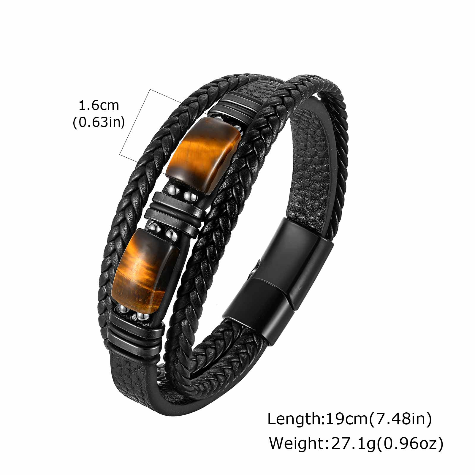 Herren-Armreif aus geflochtene – Leatherwork Jewelry Bewertung und Preis