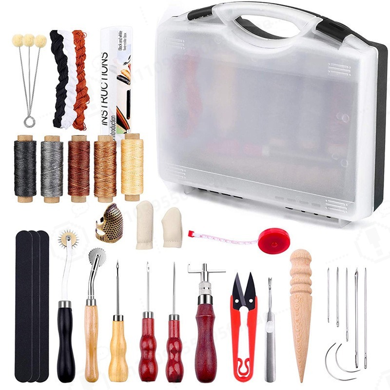 DIY Lederhandwerk Handnähset:  – Leatherwork Tool Kit Bewertung und Preis