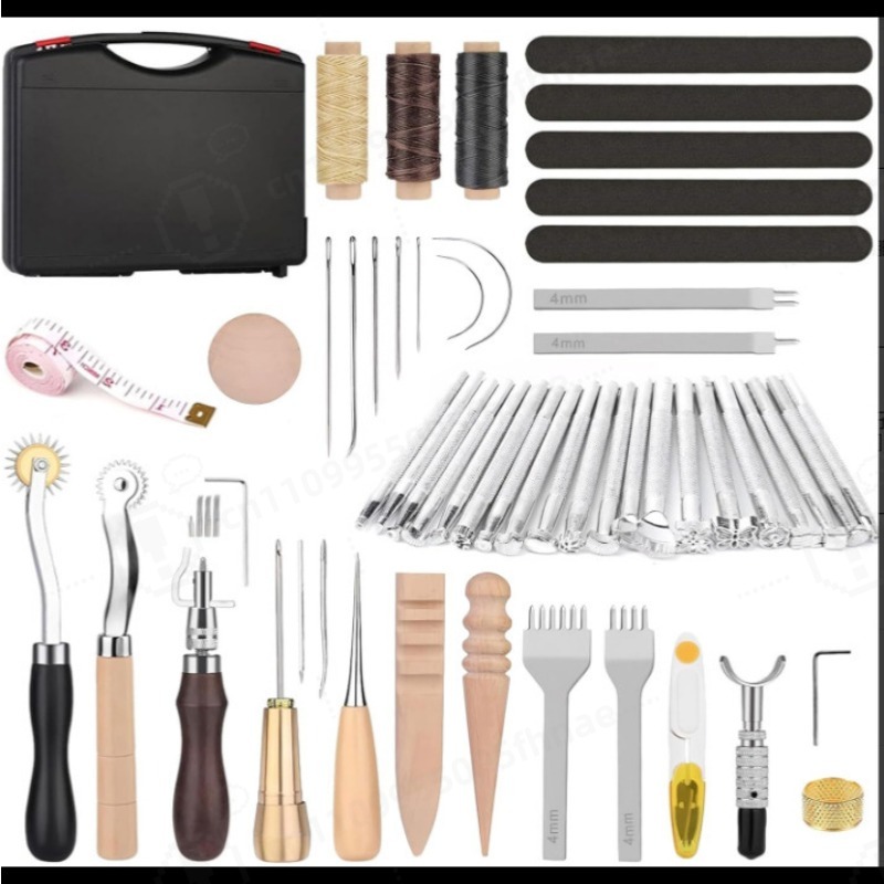 DIY Lederhandwerk Handnähset:  – Leatherwork Tool Kit Bewertung und Preis