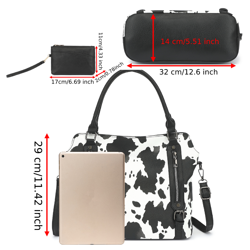 2-teiliges Set Damen Handtasch – Leather Work Bag Bewertung und Preis