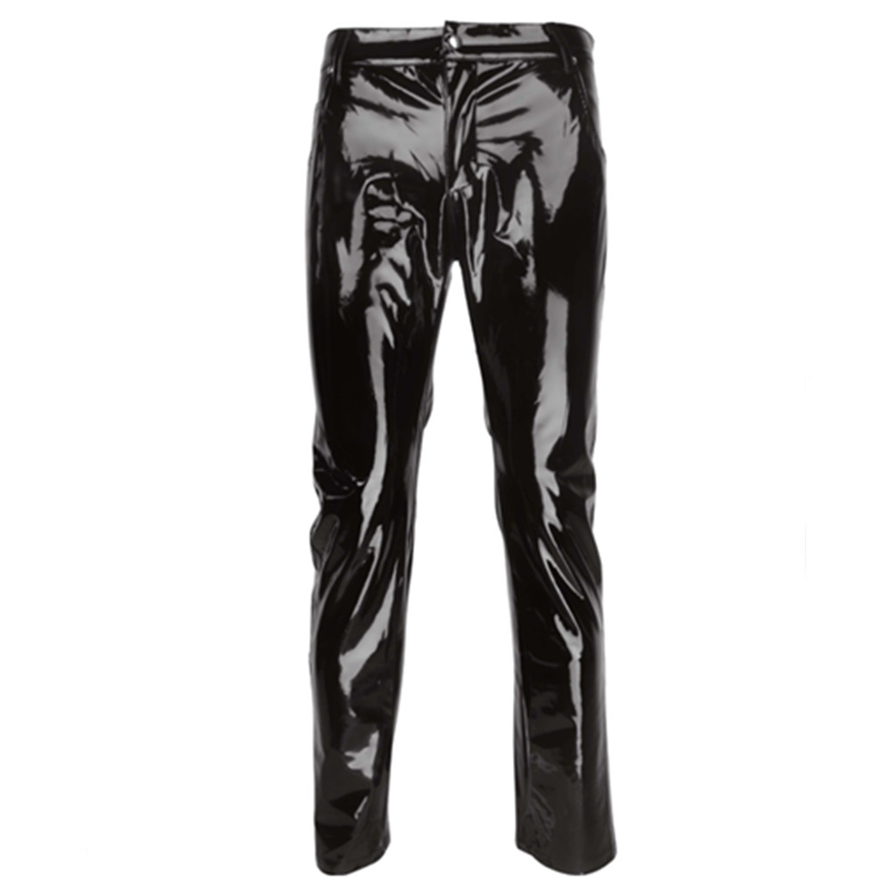 Glänzende PVC Latex Hosen Männ – Leather Work Pants Bewertung und Preis