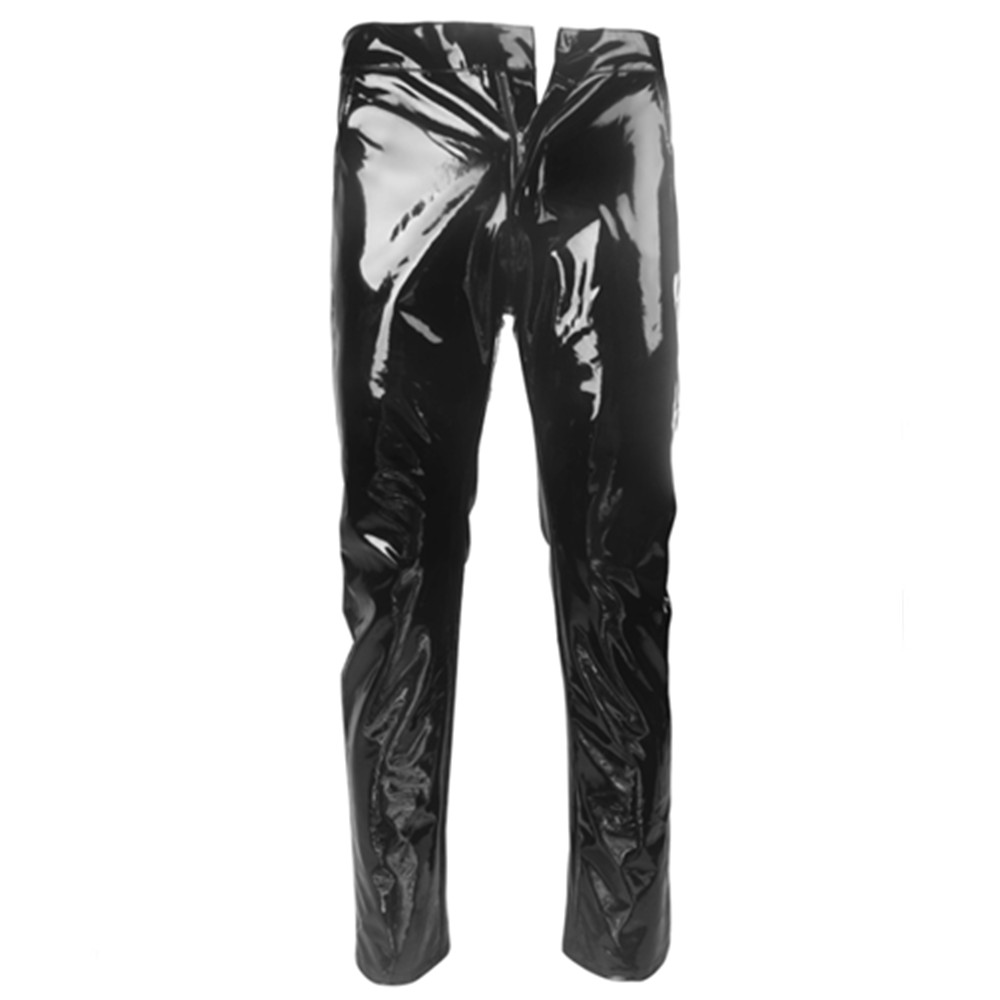 Glänzende PVC Latex Hosen Männ – Leather Work Pants Bewertung und Preis