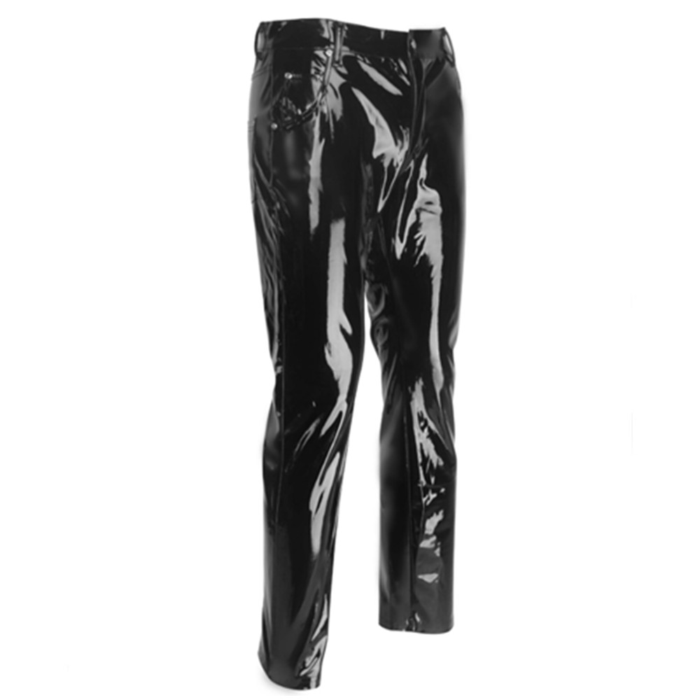 Glänzende PVC Latex Hosen Männ – Leather Work Pants Bewertung und Preis
