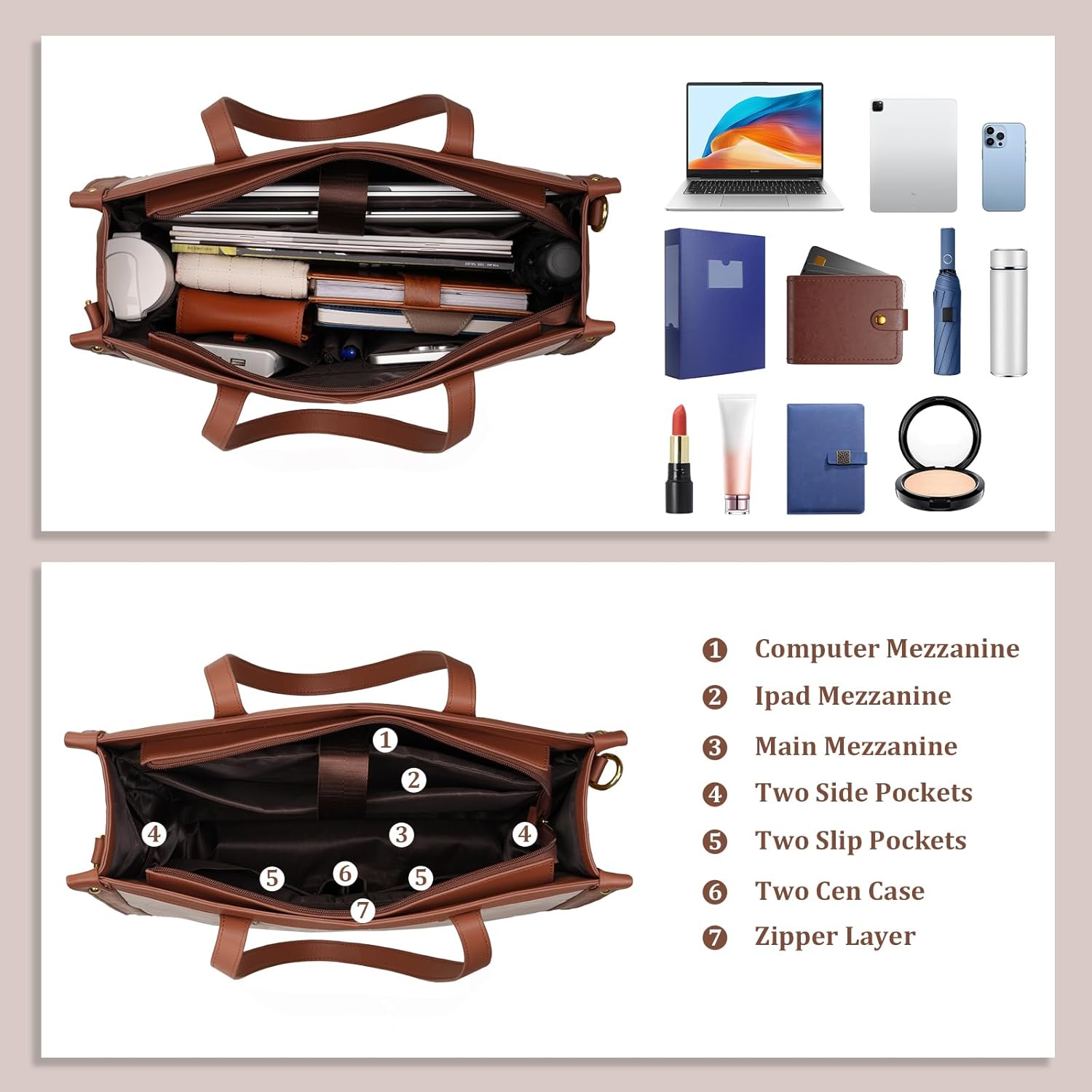 Wasserdichte Laptoptasche für  – Leather Work Notebook Bewertung und Preis