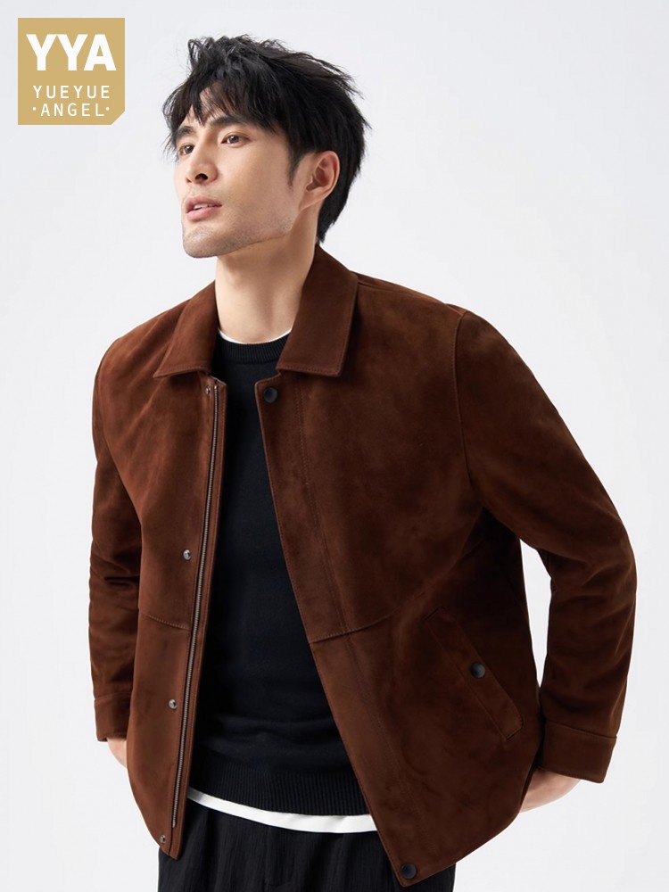 Hochwertige natürliche echte W – Leather Work Jacket Mens Bewertung und Preis
