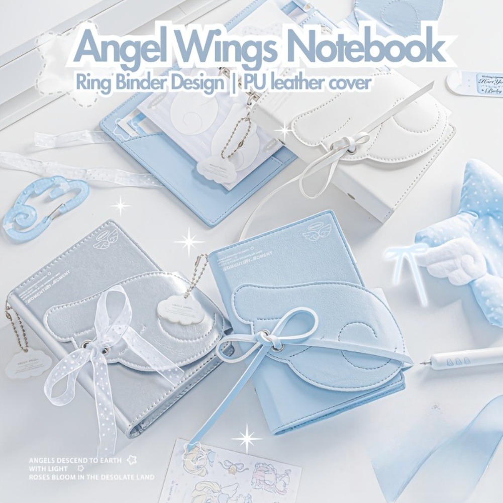 Kawaii Engelsflügel Notizbuch  – Leather Work Notebook Bewertung und Preis