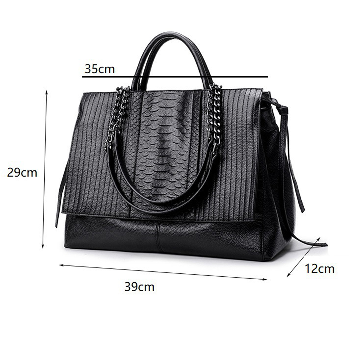 Elegante Tragetasche mit Reißv – Leather Work Handbag Bewertung und Preis